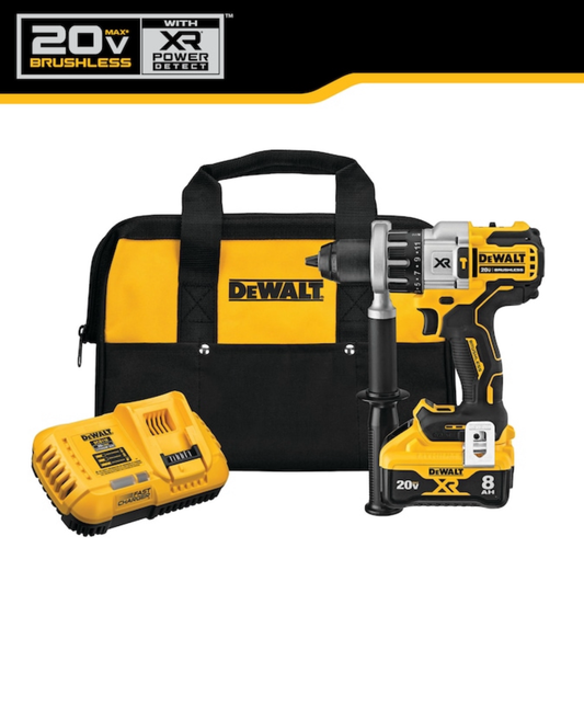 DEWALT 1/2-in 20-volt Max Variable Speed Brushless Cordless Hammer Drill